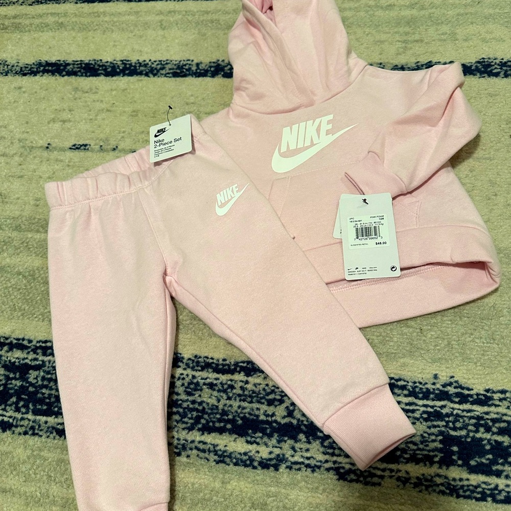 Light Pink 12m Nike Sweatshit